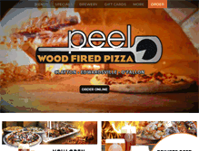 Tablet Screenshot of peelpizza.com